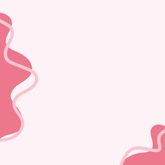 pink background with frame