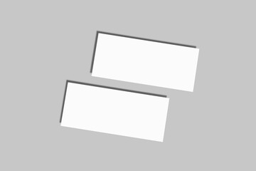 Give Voucher Mockup Design Blank