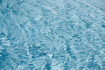 abstract blue color water wave in swimming pool pure natural swirl pattern texture