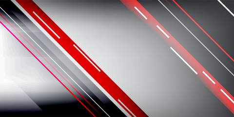 Black red sport background with diagonal speed line and shape.