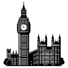 Big Ben England Illustration.