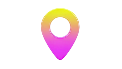 Gradient Location Pin Icon