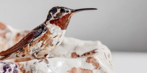 Obraz premium Professional close-up of Hummingbird showcasing stunning details, ideal for Ornithology Studies and educational content