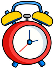 Clock Icon Minimal Illustration