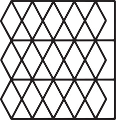 Fototapeta premium Abstract triangular grid pattern on transparent background geometric texture seamless modern design