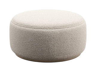 PNG Modern beige textured ottoman furniture