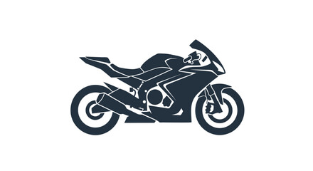 Fototapeta premium a black and white image of a motorcycle with a rider