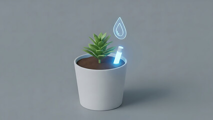 Smart plant monitoring system using 3d edge computing concept to analyze real-time data for optimal growth