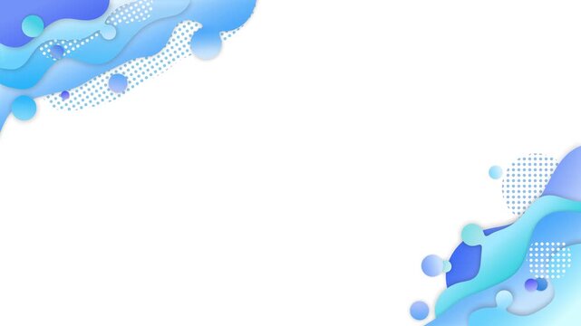 Diagonal Liquid Blue Pastel Abstract Background &ndash; Soft Flowing Motion 4K