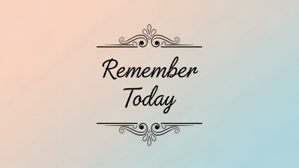 Inspirational quote with elegant design on gradient background