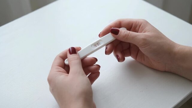 Understanding Pregnancy Tests: A Close-Up View of a Positive Result