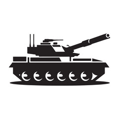 military tank vector silhouette clip art logo design illustration icon collection