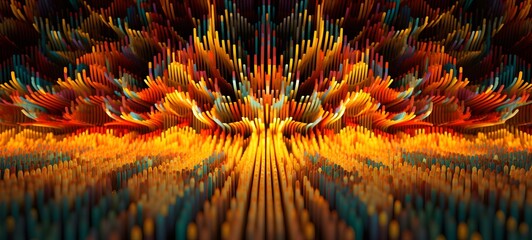 Christmas gift shaped matchstick carving ,generative AI