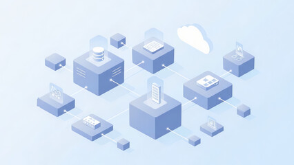 A Network of Cloud Computing Servers and Data Storage Solutions for Digital Transformation and Information Technology Infrastructure