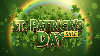 St patrick's day sale celebrate with shamrocks rainbows and lucky deals on st patrick's day