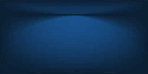 blue studio scene with blank gradient color lighting effect background for product display advertisement and creative graphic design element