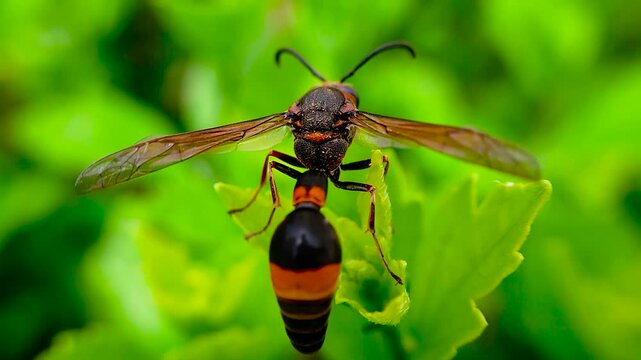 한국,곤충,큰호리병벌,벌,Korea, Insects, a potter wasp, Bees