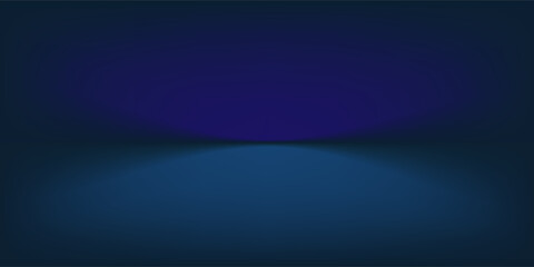 Obraz premium blue studio scene with blank gradient color lighting effect background for product display advertisement and creative graphic design element