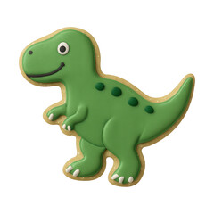 Fototapeta premium PNG Cute dinosaur cookie design.