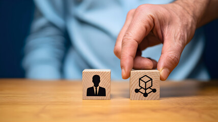 Connecting Human Capital with Decentralized Networks A Visual Metaphor for Future Business Integration