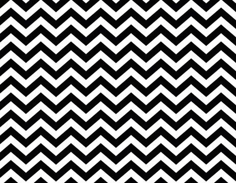 Black and white zigzag pattern covering the full frame. Alternating chevron lines create a repetitive design