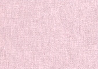 Fototapeta premium A soft pink textured fabric background, showcasing a fine weave that adds depth and charm to design projects.