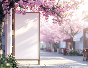 SAKURA MOCK UP サクラ　看板