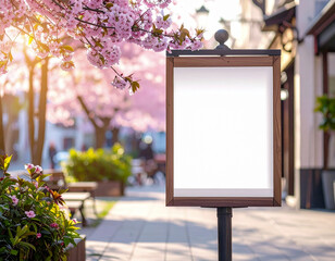 SAKURA MOCK UP サクラ　看板