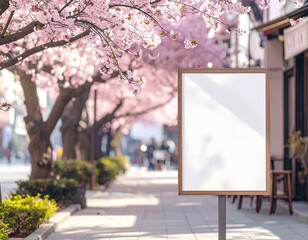 SAKURA MOCK UP サクラ　看板