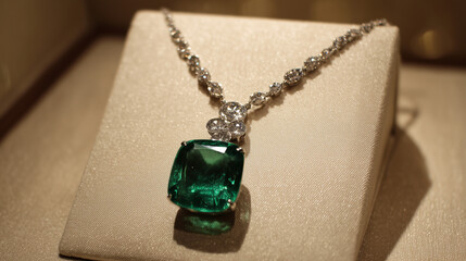 Shop emerald diamond necklace online fine jewelry for sale luxury gemstone pendant affordable prices