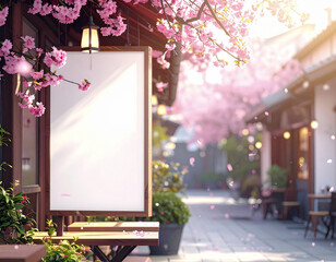 SAKURA MOCK UP サクラ　看板