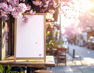 SAKURA MOCK UP サクラ　看板