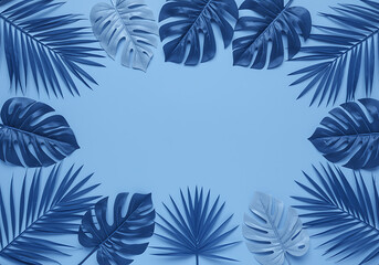 palm leaves background