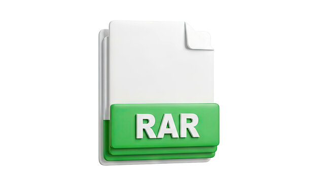 3D RAR File Icon