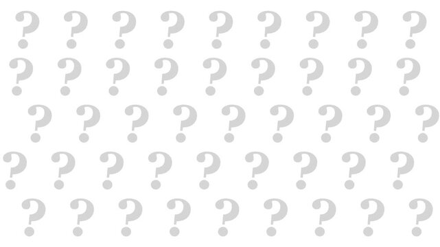 Question mark background. 4k motion stock video