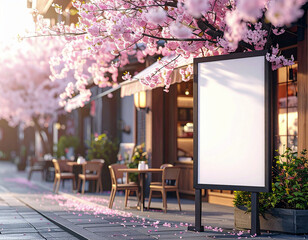 SAKURA MOCK UP サクラ　看板