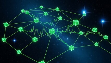 Abstract Network Connections In Space