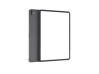 Tablet With Pencil 3D Render Isolated White for Mockup 2