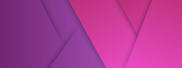 Fototapeta premium Gradient purple and pink abstract background with layers for modern design projects, website backgrounds, social media posts, and artistic creations.