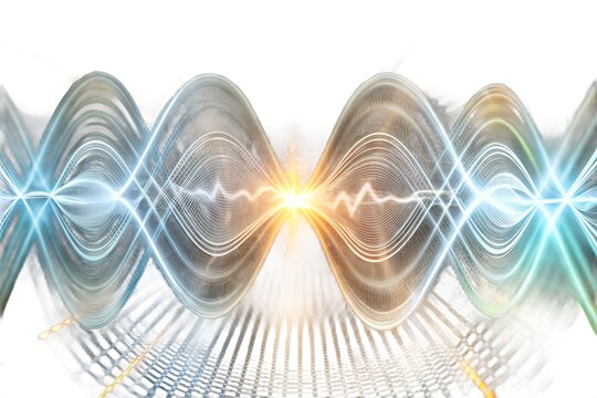 abstract blue background - Powered by Adobe