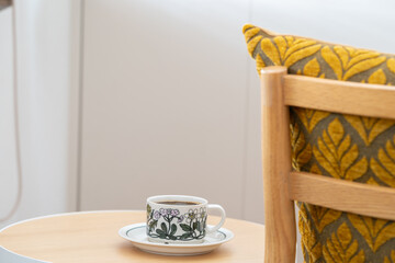 北欧ビンテージのカップ,コーヒー,インテリア
