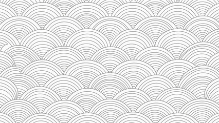Seamless Geometric Pattern, Abstract Background, Scale Motif, Minimalist Design