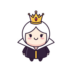 Chibi Evil Queen Cartoon Character