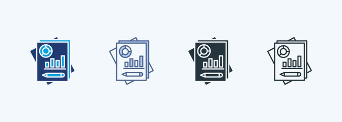 Report  Multiple Style Icon Collection