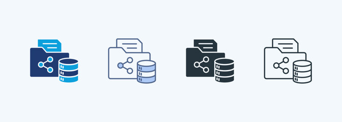 Data Sharing  Multiple Style Icon Collection
