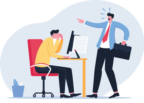 Sexual Harassment and bullying in work place. Assault and Abuse behavior. Stop violence. 