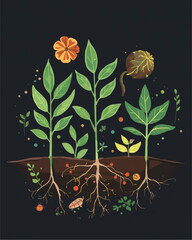 abstract floral background