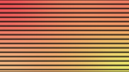 Obraz premium Horizontal Gradient Stripes Red Orange Yellow