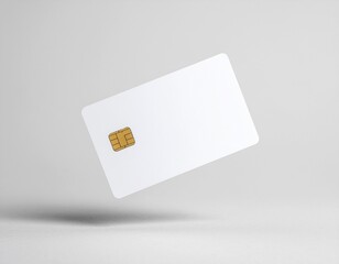 Floating Blank Credit Card