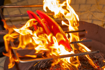 高知の豪快藁焼き鰹のタタキ